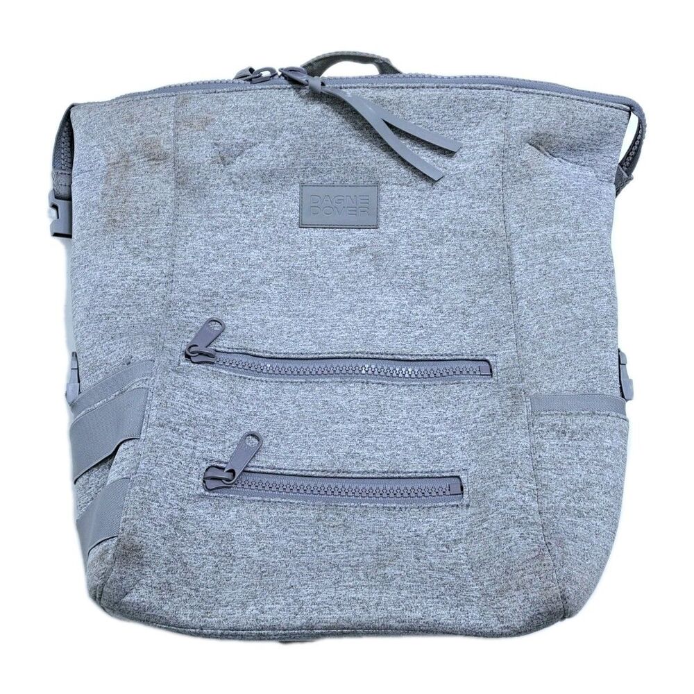 Dagne Dover Backpack Indi Diaper Bag Heather Grey Travel Pack Baby Sack Large